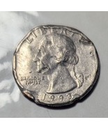 1993 Washington Quarter Several Rim and Planchette Distortions - $2,750.87 MXN