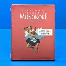 Princess Mononoke Limited Edition Steelbook Blu-ray/DVD Anime Movie Ghibli - £21.93 GBP