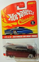 Hot Wheels Classics Series 2 Customized Red VW Drag Truck 25/30 Collector Car - £17.04 GBP