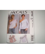 McCall&#39;s Pattern M7753 Size 6-14 One Shoulder Top Flounce Options Uncut - $167.36 MXN