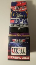 top gun movie mens casual crew socks shoe size 8 12 6 pairs personalized... - $16.83