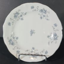 BLUE GARLAND BREAD PLATE 6&quot; JOHANN HAVILAND Bavaria Germany Porcelain Fl... - $6.40
