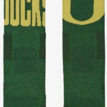 NWT men&#39;s size L/large nike Elite Oregon Ducks basketball Crew Socks FTBL - £26.49 GBP