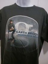 Garth Brooks World Tour 2014 - 15 Hanes Beefy-T T Shirt Size L Large - $14.84