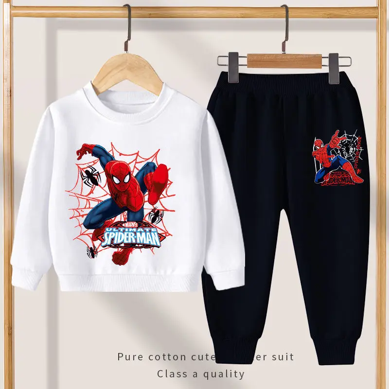   hoodie Kids Trauits Boy Girl Spider-man Sweatshirt Clothes Set  s Hooded Pants - £72.07 GBP