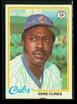 Vintage 1978 TOPPS Baseball Trading Card #639 GENE CLINES Chicago Cubs - £7.68 GBP