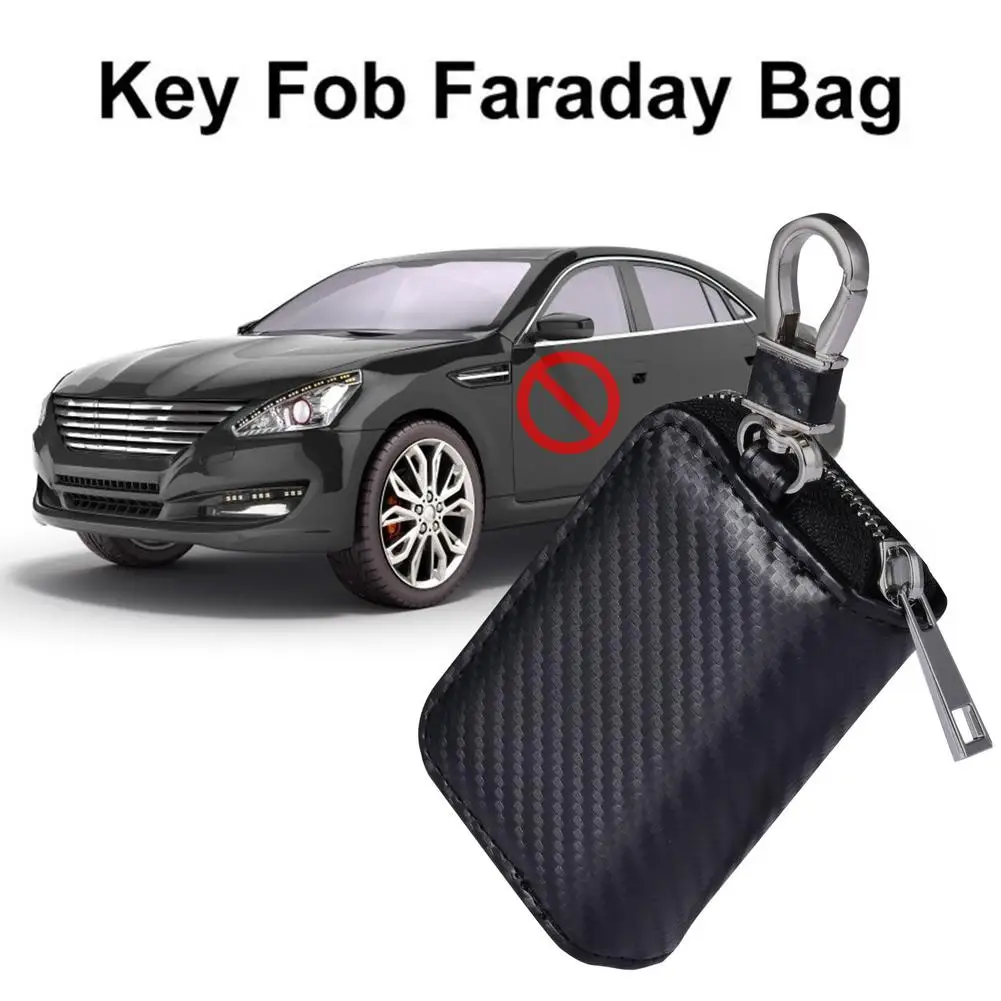  cover car rfid signal blocker praum key fob faraday box anti theft cage protector anti thumb200