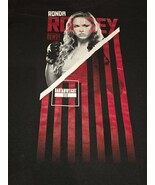 Reebok UFC Ronda Rousey Fighter Women&#39;s Shirt, Black - LARGE - $16.78 CAD