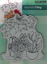 Penny Black Inc 40-725 Cling Stamp Alluring Arrangement Flower  Butterly - $14.00