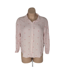 Time And True Women&#39;s Button Up Shirt ~ Sz XXL 20 ~ Pink  ~ Long Sleeve   - £13.64 GBP