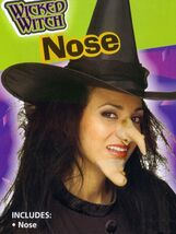 FORUM WITCH &amp; WIZARD NOSE HALLOWEEN COSTUME PROSTHETIC MAKEUP ACCESSORY ... - $12.75