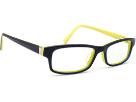 Nike Eyeglasses 5517 404 Navy Blue on Yellow Rectangular Frame 51[]17 130 - £46.33 GBP