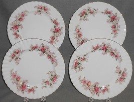 Set (4) Royal Albert Lavender Rose Pattern Salad Plates Made In England - £54.75 GBP