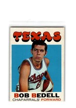 1971-72 Topps Basketball #153 Bob Bedell Texas Chaparrals ABA Stanford - $1.29