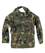 US Military Cold Weather Parka Army Jacket Men Medium Regular Woodland C... - $2,393.78 MXN