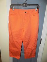 Lauren Jeans Company Ralph Lauren Orange Capris Size 4 Women's EUC - $25.20