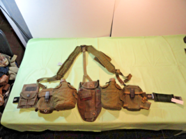 VIETNAM ERA LC-1 LOAD CARRYING SUSPENDERS ALICE CLIP OD GREEN LBE RIG L ... - $1,516.26 MXN