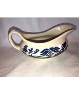 Blue Old Willow Gravy Boat And Sugar With Lid Mint - $31.99