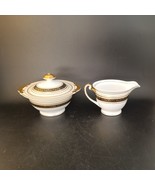 STS Japan Floral Covered Sugar Bowl and Creamer China Porcelain Hand Pai... - $48.00