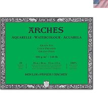 Watercolor Block 11x14-inch Natural White 100% Cotton Paper - 20 Sheets ... - $134.89