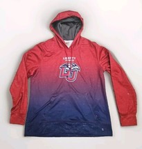 Liberty University Hoodie Gradient Pullover Ombre Size Large LU Flames - £14.30 GBP