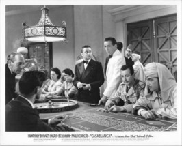 Casablanca gambling scene Humphrey Bogart at roulette table vintage 1970&#39;s 8x10 - £7.28 GBP