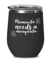 Mamacita needs a margarita, black Wineglass. Model 60043  - £21.34 GBP