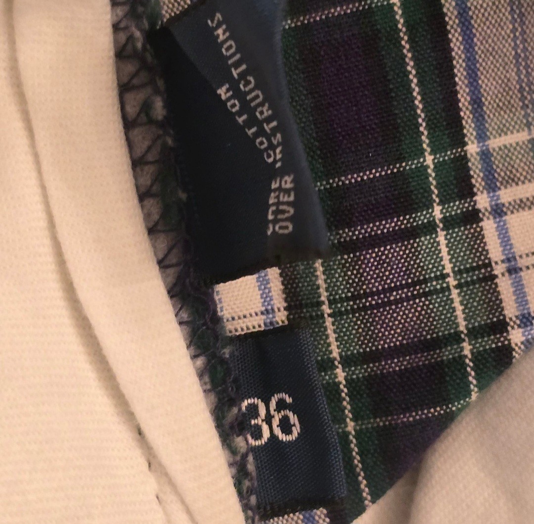 Polo Ralph Lauren Men’s 36 Plaid Shorts Blue White Preppy Golf Casual Y2K Item image 4