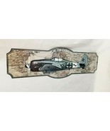 HUGE 24&quot; world war 2 FW 190 fighter plane World history STEEL sign GERMA... - €64,48 EUR