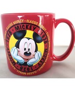 Classic 1928 Mickey Mouse Red Mug From Disney Store Vintage  16 oz. Coff... - $32.06 CAD