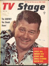 TV Stage 4/1955-Arthur Godfrey-Lucy-Imogene Coca, Richard Boone-George Gobel-VG - £58.92 GBP