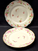 Vintage JEAN POUYAT 10&quot; Dinner Plate LIMOGES FRANCE POY280 Series - Pair... - $29.26