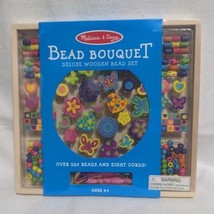 New Melissa &amp; Doug Bead Bouquet Deluxe Wooden Bead Set (220+ Beads) - £7.61 GBP