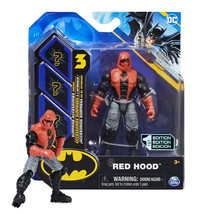 DC Spin Master Red Hood 4&quot; Figure with 3 Surprise Accessories Mint in Box - $14.88