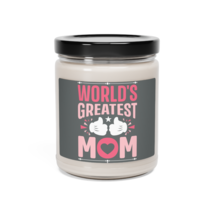 World&#39;s Greatest Mom, Scented Soy Candle, 9oz - £19.67 GBP+