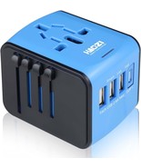 European Travel Plug Adapter Universal Travel Adapter 3 USB 1 C in One T... - £30.65 GBP