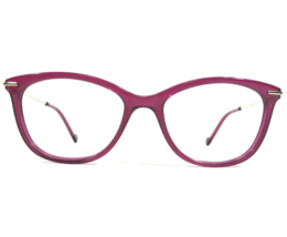 Liu Jo Eyeglasses Frames LJ2705 540 Purple Gold Cat Eye Full Rim 52-17-135 - £36.59 GBP