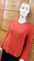 SWEATER KNIT LAMBSWOOL MADE IN EUROPE SEAM FREE WOOL JUMPER LONG SLEEVE ... - $125.80