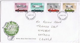 United Kingdom First Day Cover FDC Falkirk British Motor Cars 1982 - $9.89