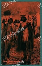 Indian WARRIORS-SLIENT FILM-1920s-ARCADE Card G - $13.04