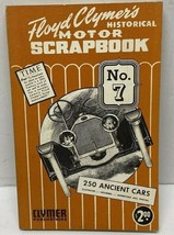 Floyd Clymer&#39;s Historical Motor Scrapbook No. 7 1954 Printed 1971 - £15.59 GBP