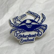 Maryland Crab Seafood City State Souvenir Tourism Plastic Lapel Hat Pin Pinback - £3.94 GBP