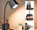 Led Desk Lamp With Usb Charging Port Touch Control 3 Color Modes, Steple... - £35.91 GBP