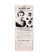 1957 Tonemaster Woman&#39;s Cordless Hearing Aid Advertisement Medical Peori... - €17,14 EUR