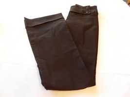 Body Central Ladies Women&#39;s pants pant Size M medium Dark Brown Flat Fro... - £16.25 GBP