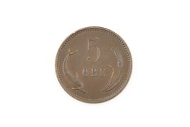 1906-H Denmark 5 Ore Coin CH-AU Copenhagen Choice Almost Uncirculated KM... - $181.90