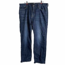 Lucky Brand Jeans Mens Size 38X30 Blue Denim 363 Vintage Straight Dark Wash - £18.49 GBP