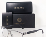 Brand New Authentic Versace Eyeglasses MOD. 1285 56mm Silver 1262 Frame - $197.99