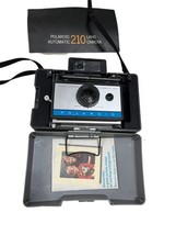 Vintage Polaroid Automatic Land Camera 210 W/ Hard Case & strap Untested - $26.39