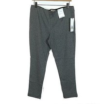 NWT Womens Size 14 14x28 Calvin Klein Gray Sleek Pull On Herringbone Pants - £21.57 GBP